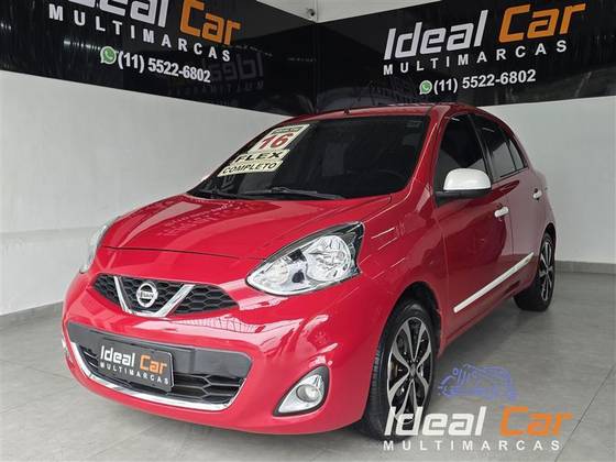 NISSAN MARCH 1.6 SL 16V FLEX 4P MANUAL NISSAN MARCH 1.6 SL 16V FLEX 4P MANUAL